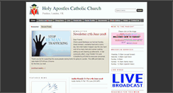 Desktop Screenshot of holyapostlespimlico.org